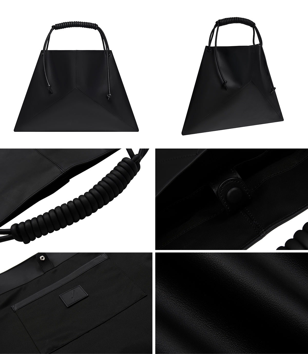 DOSORDONTS Rope-Twist Strap Tote Bag